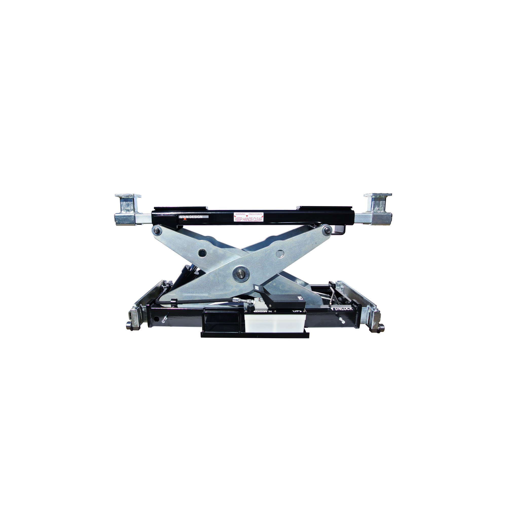 Stan Design Rolling Bridge Jack - 12000-Lb. Capacity, High-Gloss Powder Coat, Zinc-Plated Components, Model# J12000H